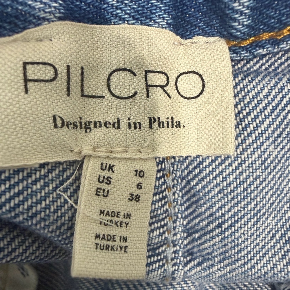 Pilcro Blue Denim Maxi Skirt - Picture 2 of 7